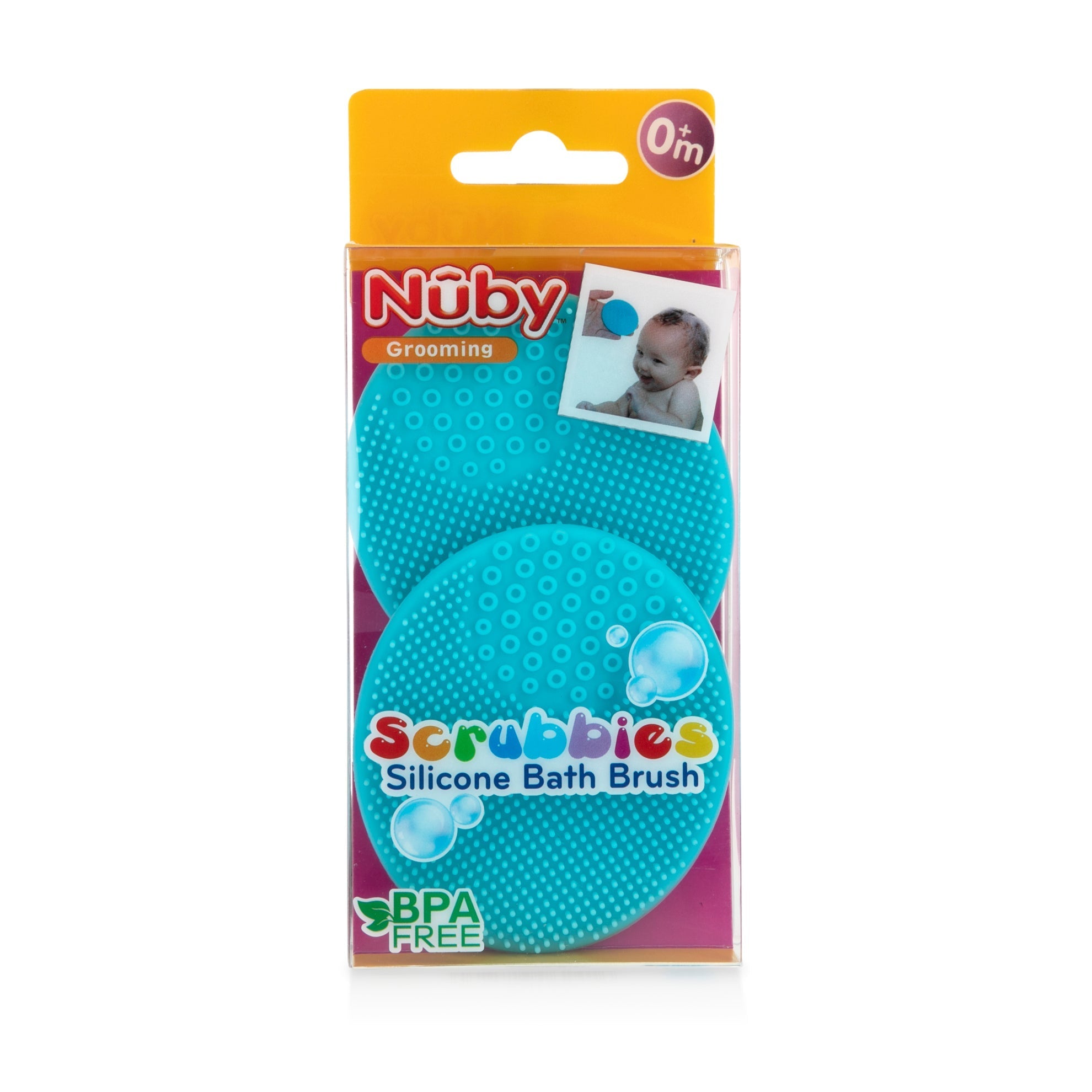 Scrubbies Silicone Bath Brush (2 Pack)